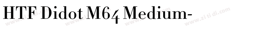 HTF Didot M64 Medium字体转换